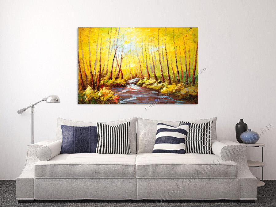 Knife Painting YA1353 on the wall