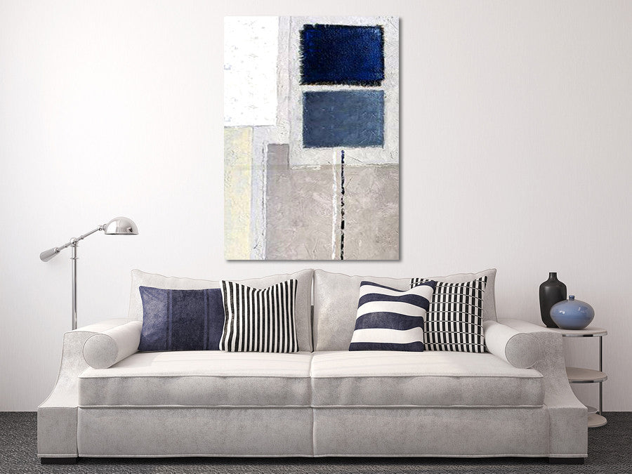 Shade of Blue on the wall