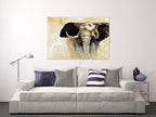 Knife Painting YA469 on the wall