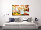 Knife Painting YA1343 on the wall