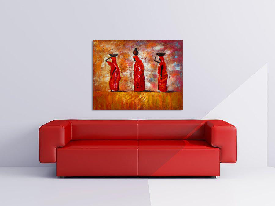 Women of Africa on the wall