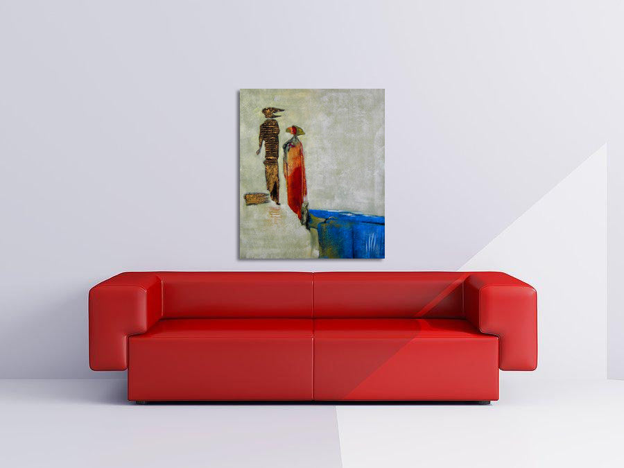 Travelers on the wall