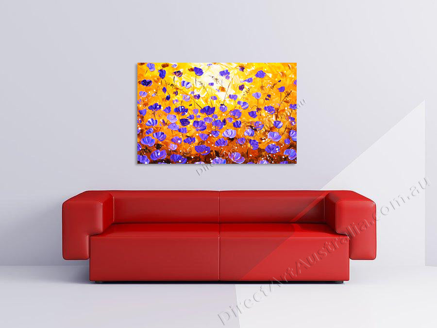 Knife Painting YA1017 on the wall