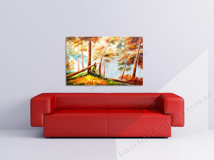 Knife Painting YA1343 on the wall