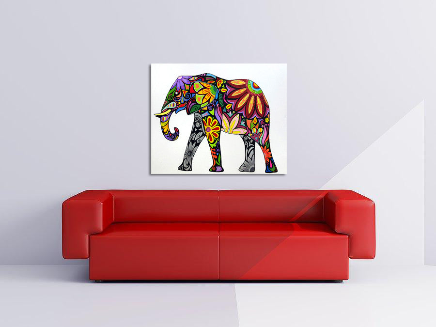 Elephant on the wall