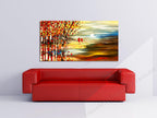 Knife Painting SAH005 on the wall