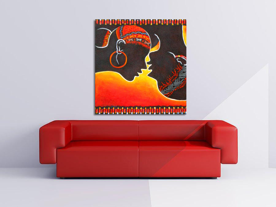 Lips on the wall