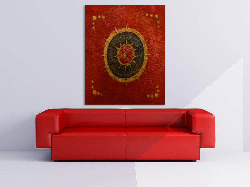 Red Portal on the wall