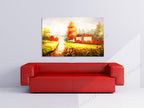 Knife Painting YA1332 on the wall