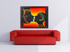 The Kiss Two on the wall