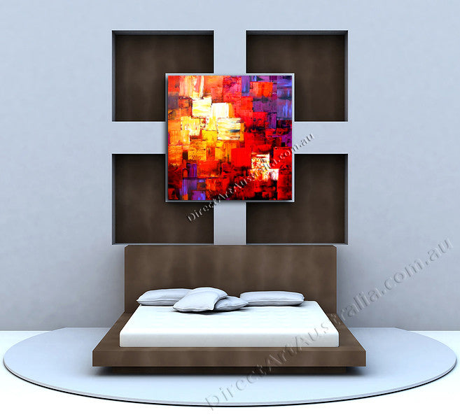 Knife Painting AF42 on the wall