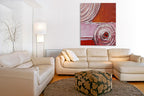 Delightful Swirl II on the wall