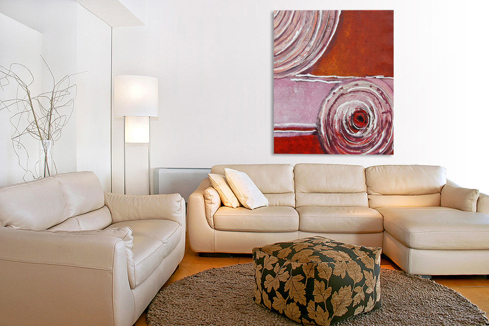 Delightful Swirl II on the wall