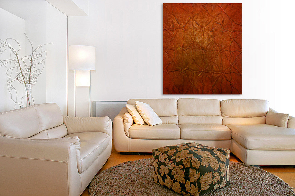 Textured Earth on the wall