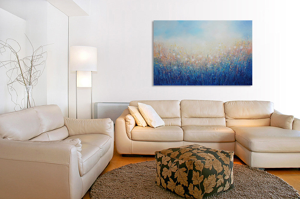 Pastel Field on the wall