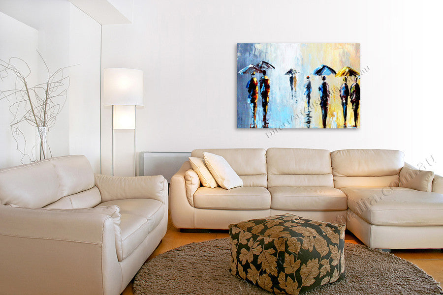 Knife Painting AF45 on the wall
