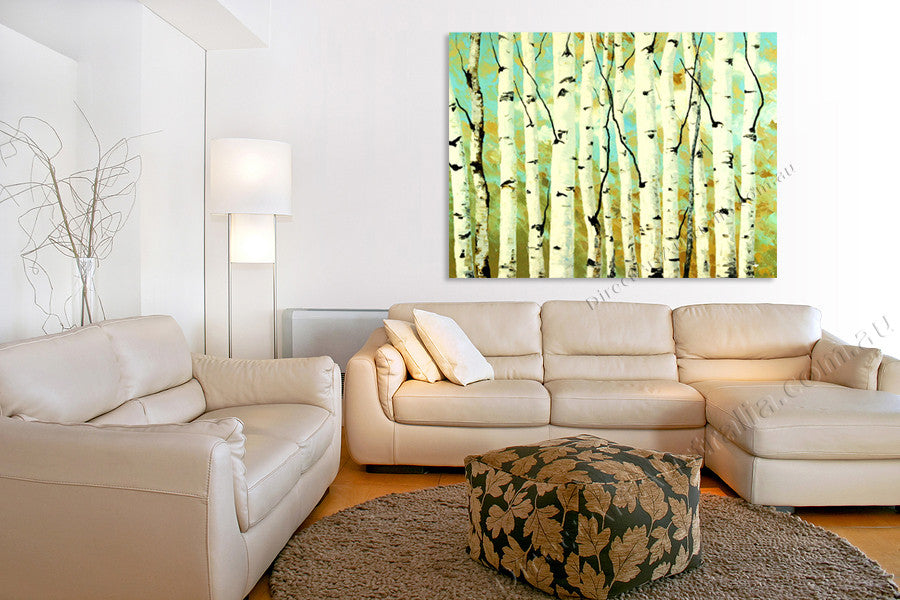 Knife Painting SAH091 on the wall