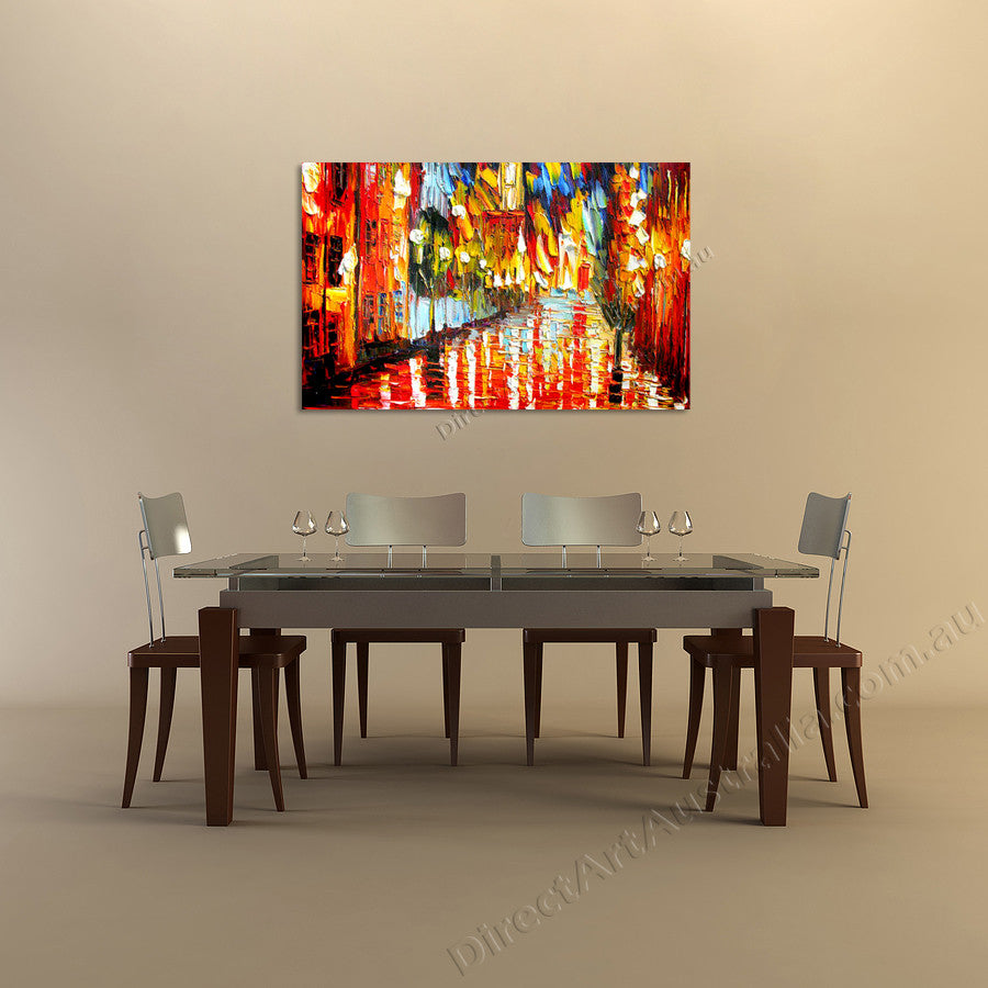 Knife Painting SAH028 on the wall