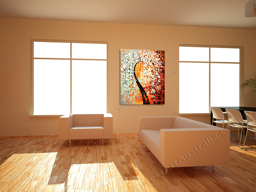Knife Painting SAH053 on the wall