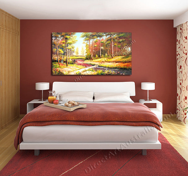 Knife Painting YA1339 on the wall