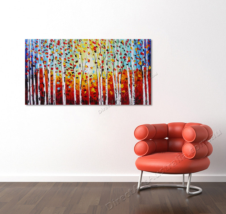 Knife Painting SAH049 on the wall