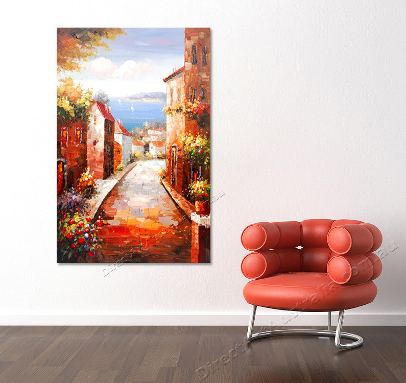 Knife Painting YA1350-2 on the wall