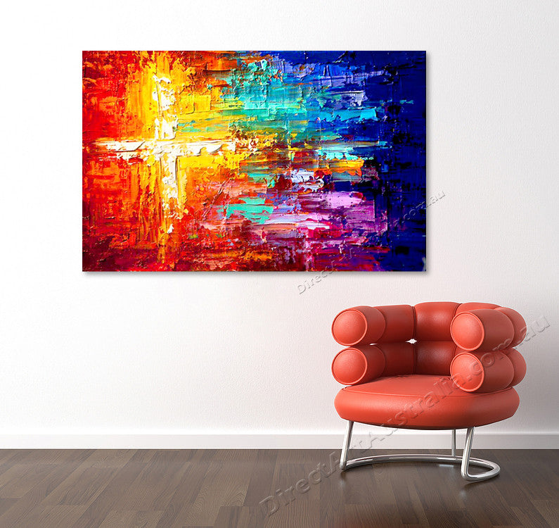 Knife Painting FA76662 on the wall
