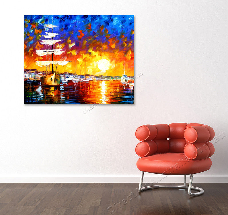 Knife Painting FA058 on the wall
