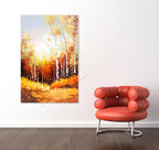 Knife Painting YA1346 on the wall