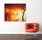 Knife Painting SAH086 on the wall
