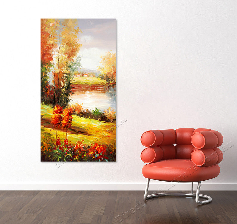 Knife Painting YA1362 on the wall