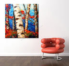 Knife Painting SAH026 on the wall