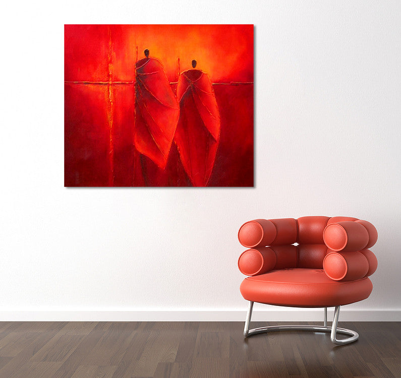 The Apostles on the wall