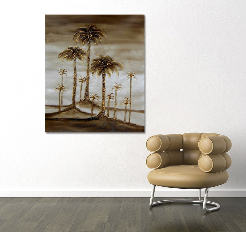 Coconut Trees One on the wall