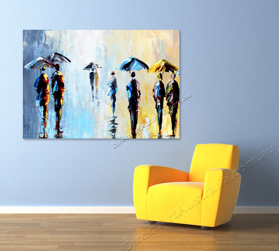 Knife Painting AF45 on the wall