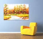 Knife Painting YA1344 on the wall