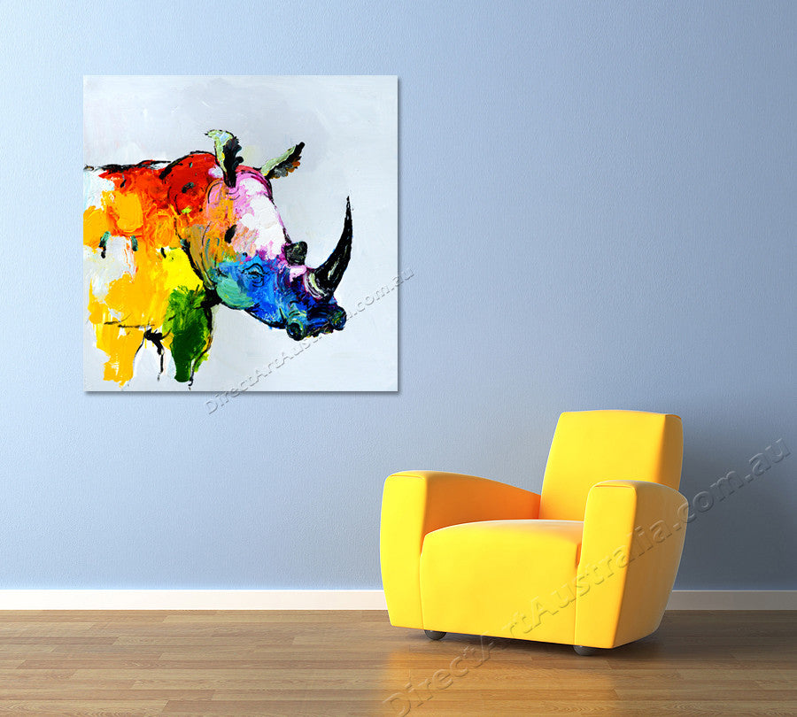 Knife Painting YA471 on the wall