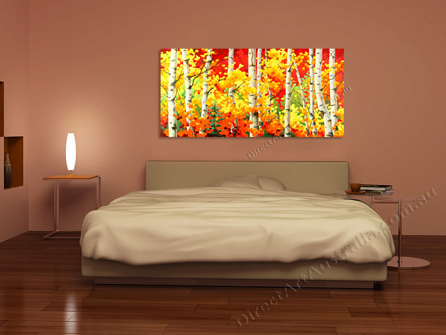 Knife Painting SAH103 on the wall