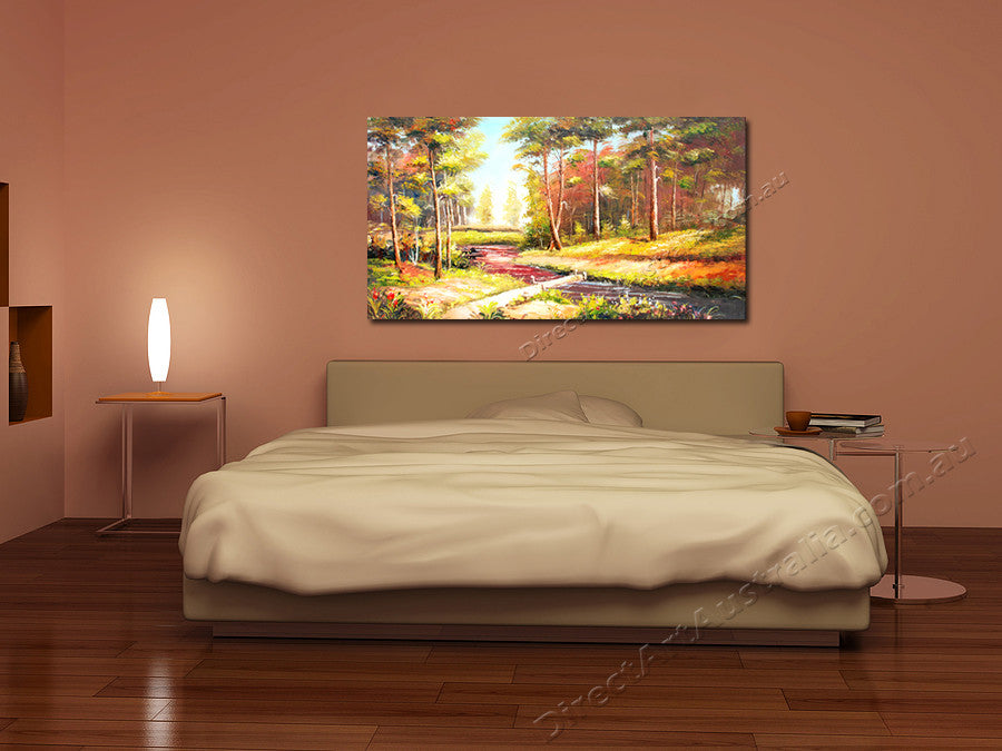 Knife Painting YA1339 on the wall