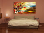 Knife Painting SAH005 on the wall