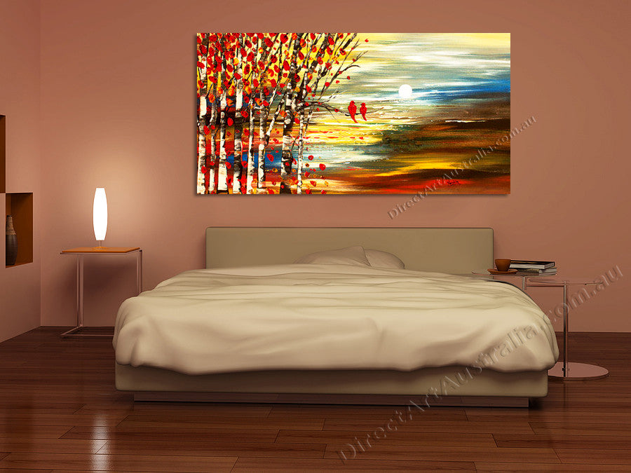 Knife Painting SAH005 on the wall