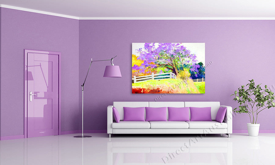 Knife Painting AF5 on the wall