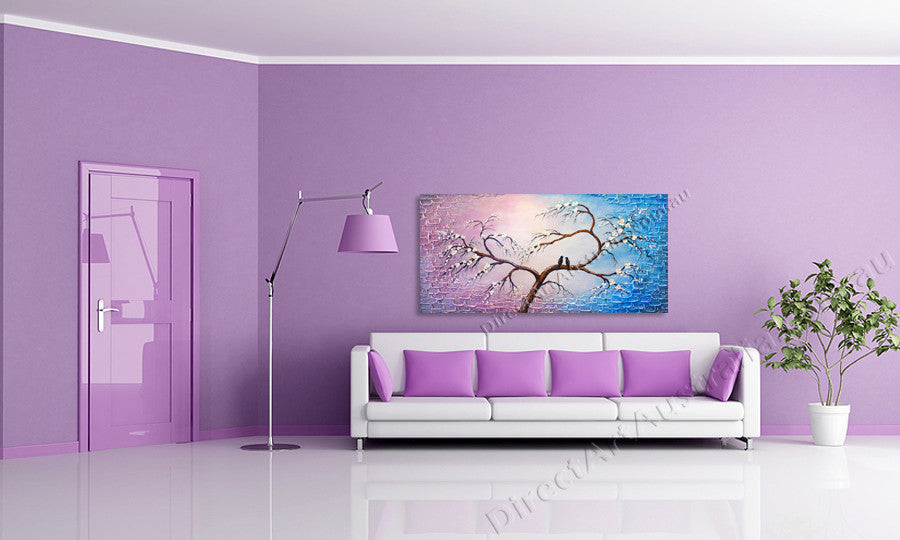 Knife Painting SAH045 on the wall