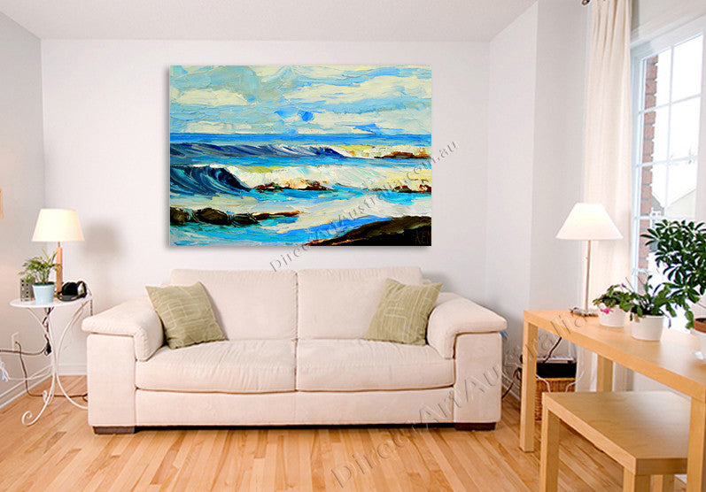 Knife Painting AF36 on the wall