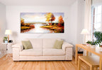 Knife Painting YA1363 on the wall