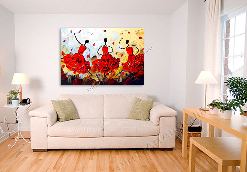 Knife Painting AF40 on the wall