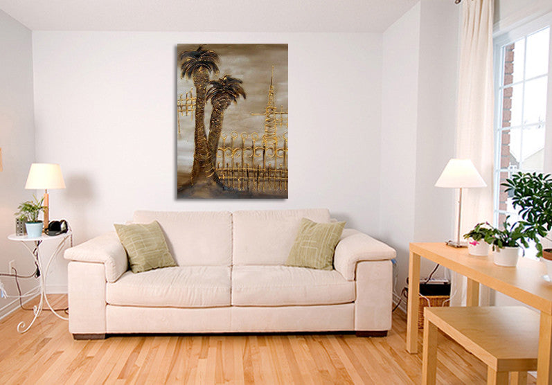 Palm Trees One on the wall