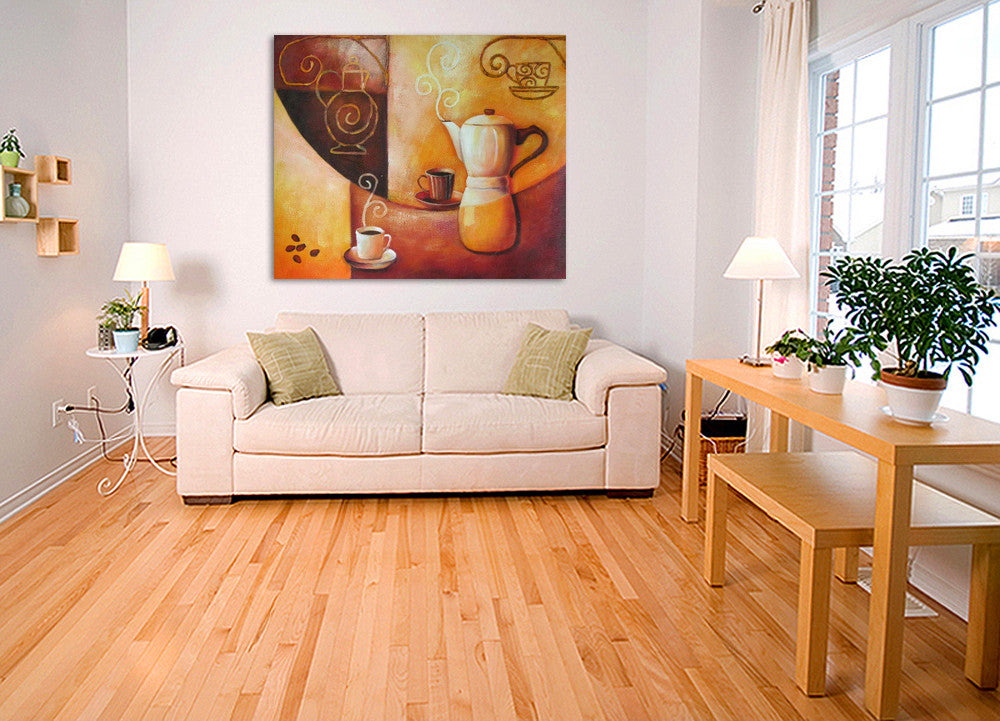 Coffee on the wall