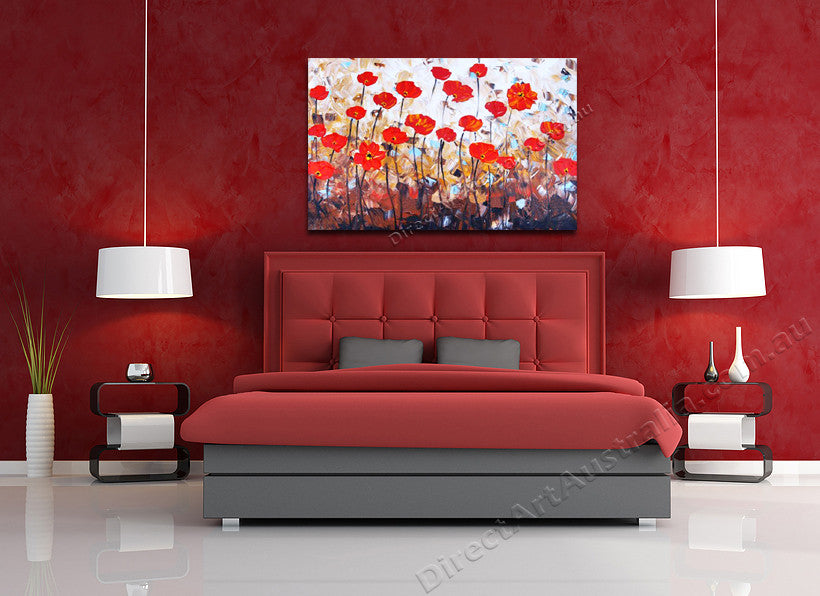 Knife Painting YA1019 on the wall