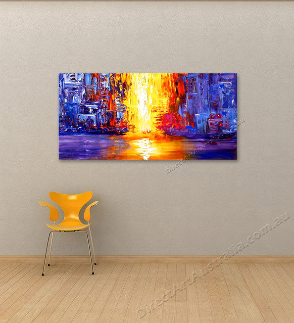 Knife Painting FA76710 on the wall